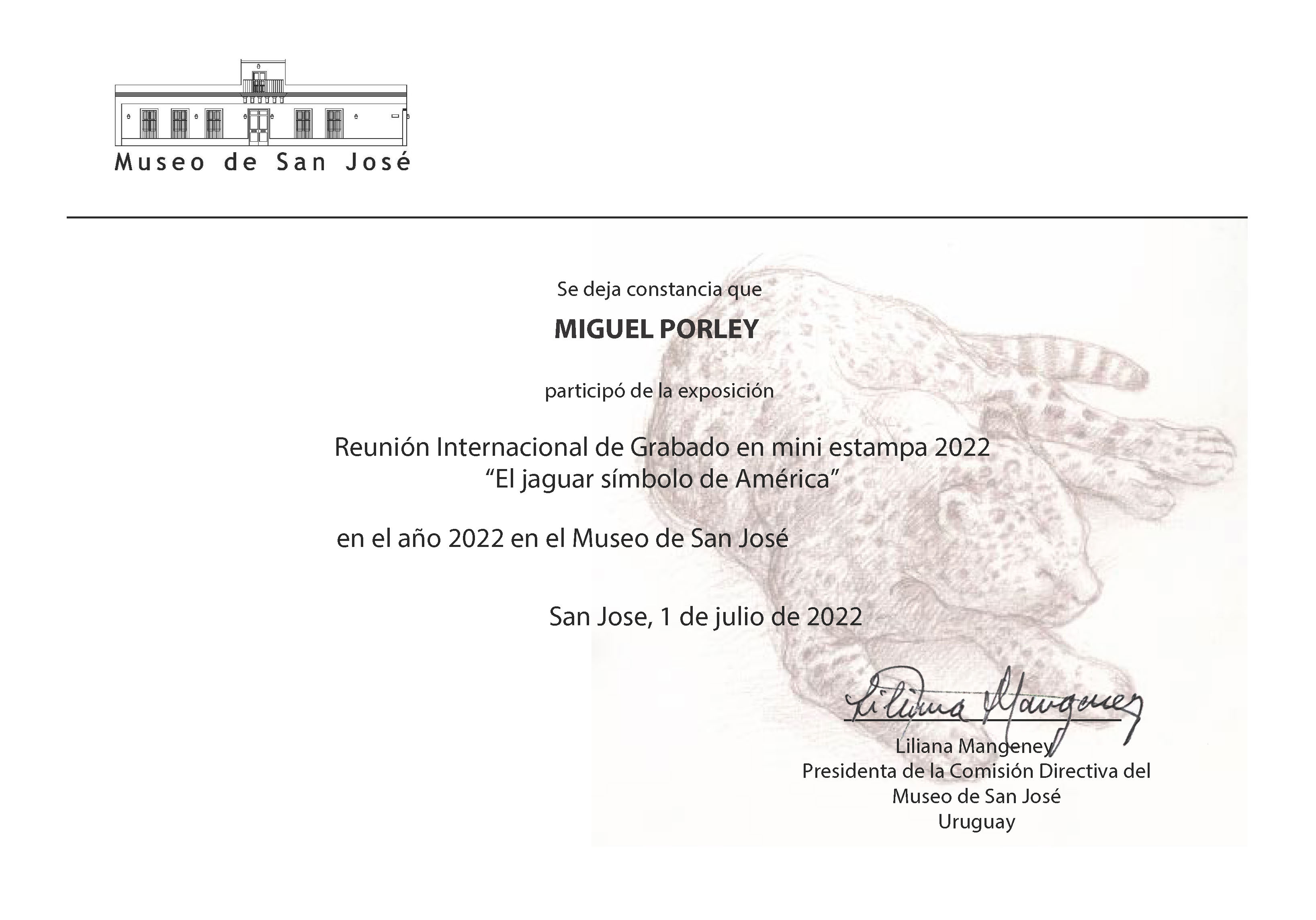 Reunion internacional de grabado en mini estampa 2022 en Museo San Jose