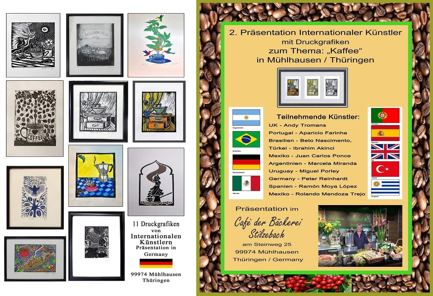 Reunion internacional de arte grafico, tema El cafe